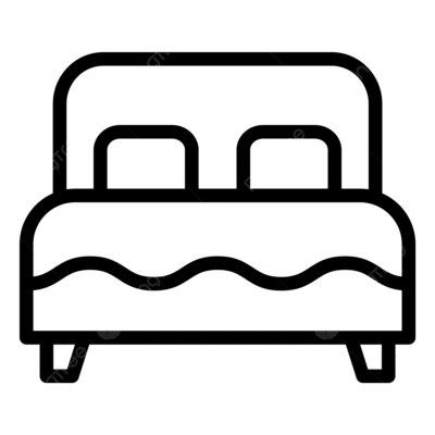 pngtree double bed vector icon design illustration png image 8986418